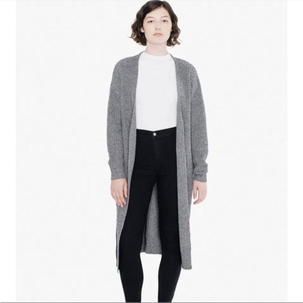 American Apparel Oversized Fisherman Cardigan Robe